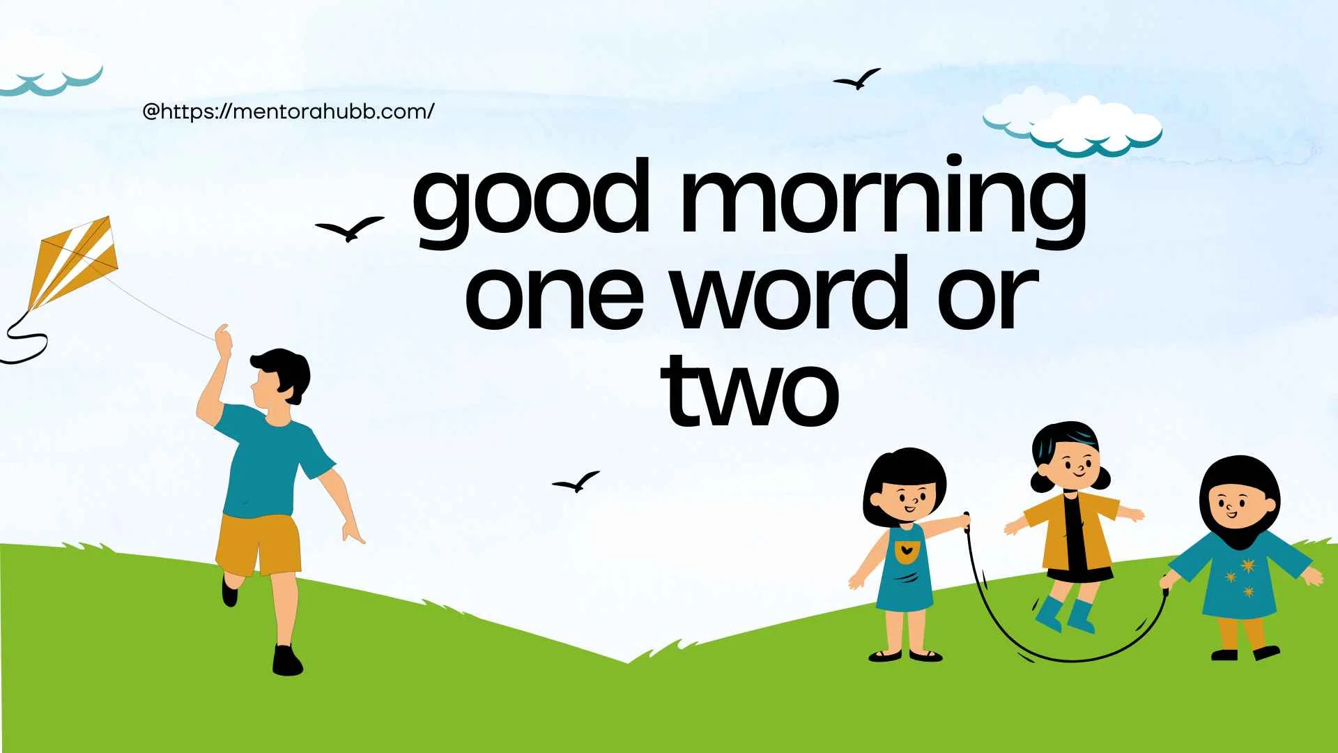 good morning one word or two