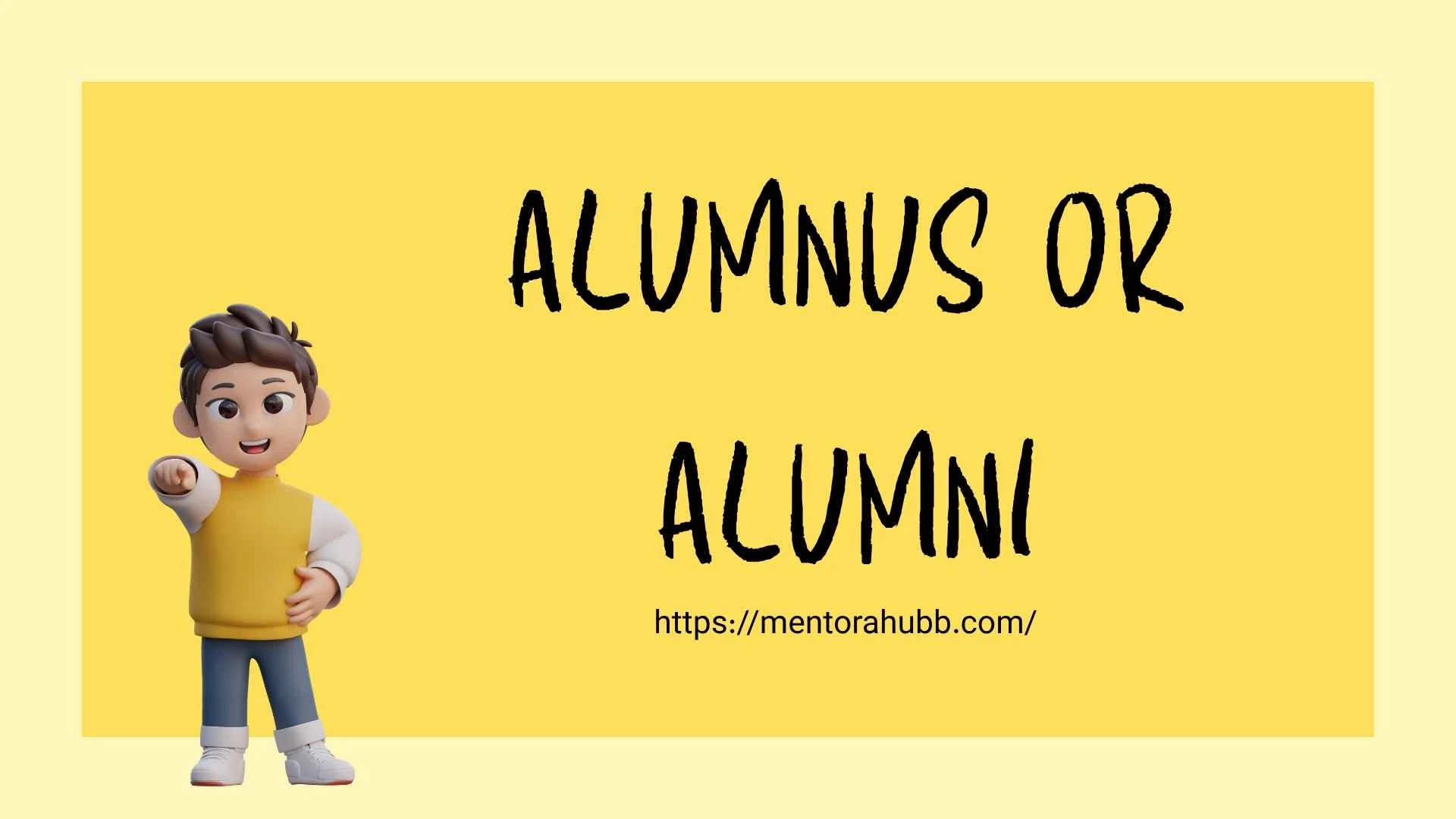 alumnus or alumni